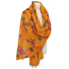 Szal w stylu Chunri - bawełniany z domieszką jedwabiu, etniczny (CH-3)