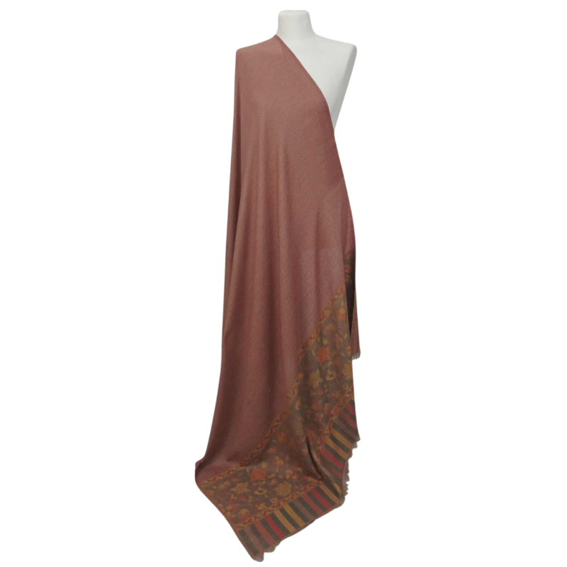 Szal z wełny merino – elegancki i ciepły  (W-97)