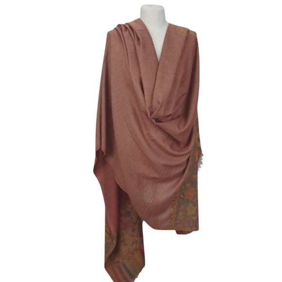 Szal z wełny merino – elegancki i ciepły  (W-97)