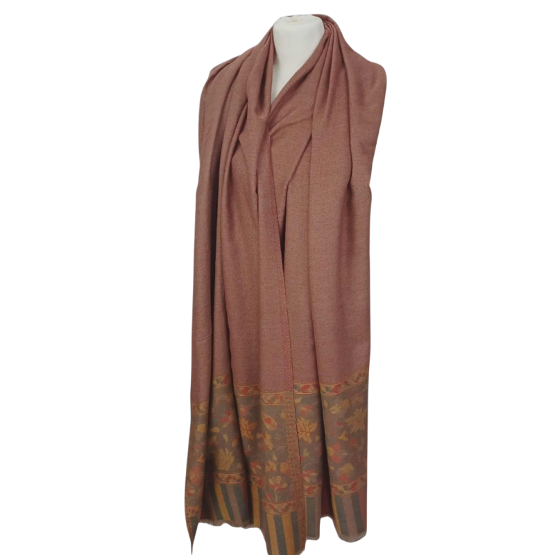 Szal z wełny merino – elegancki i ciepły  (W-97)