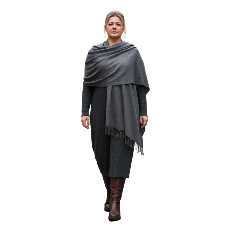 Szal z wełny króliczej z Pakistanu ( W-93 )