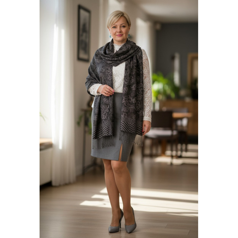 SZAL - 100% KASZMIR / PASHMINA (P-124)