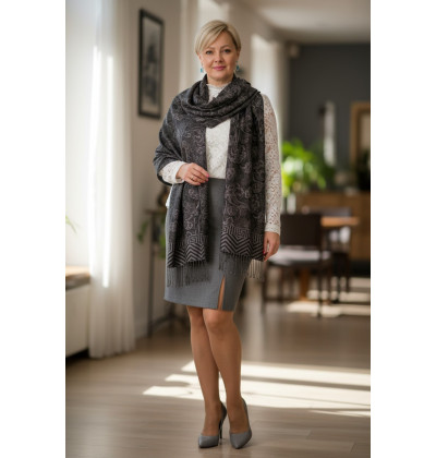 SZAL - 100% KASZMIR / PASHMINA (P-124)