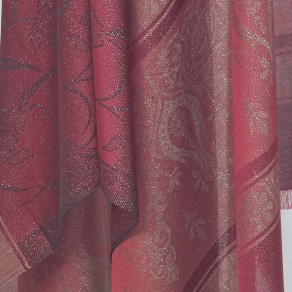 Elegancki szal jedwabny Banarasi z złotą nicią Zari (JE-181)