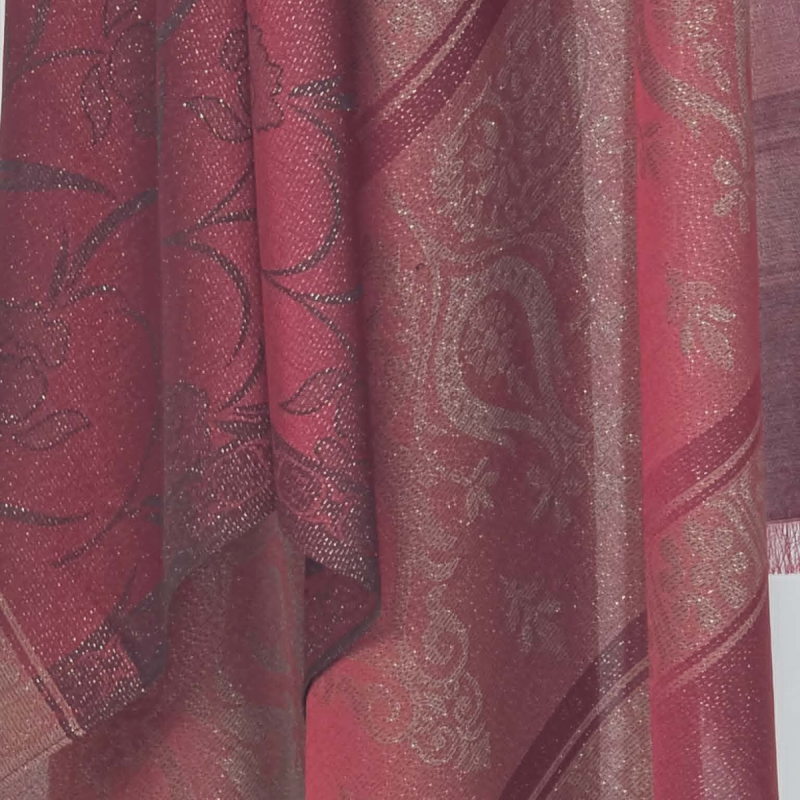 Elegancki szal jedwabny Banarasi z złotą nicią Zari (JE-181)